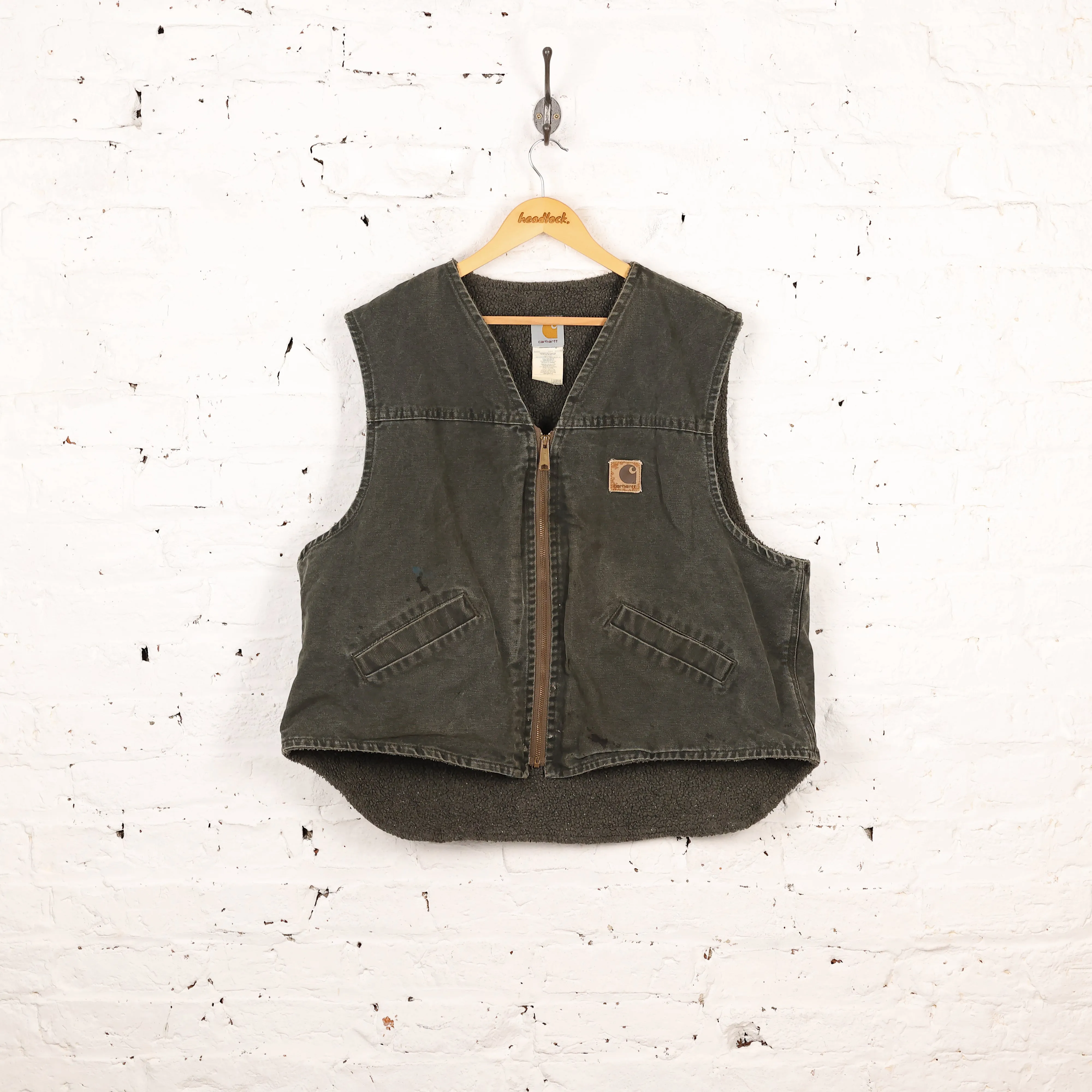 Carhartt Sleeveless Gilet Jacket - Green - XXL