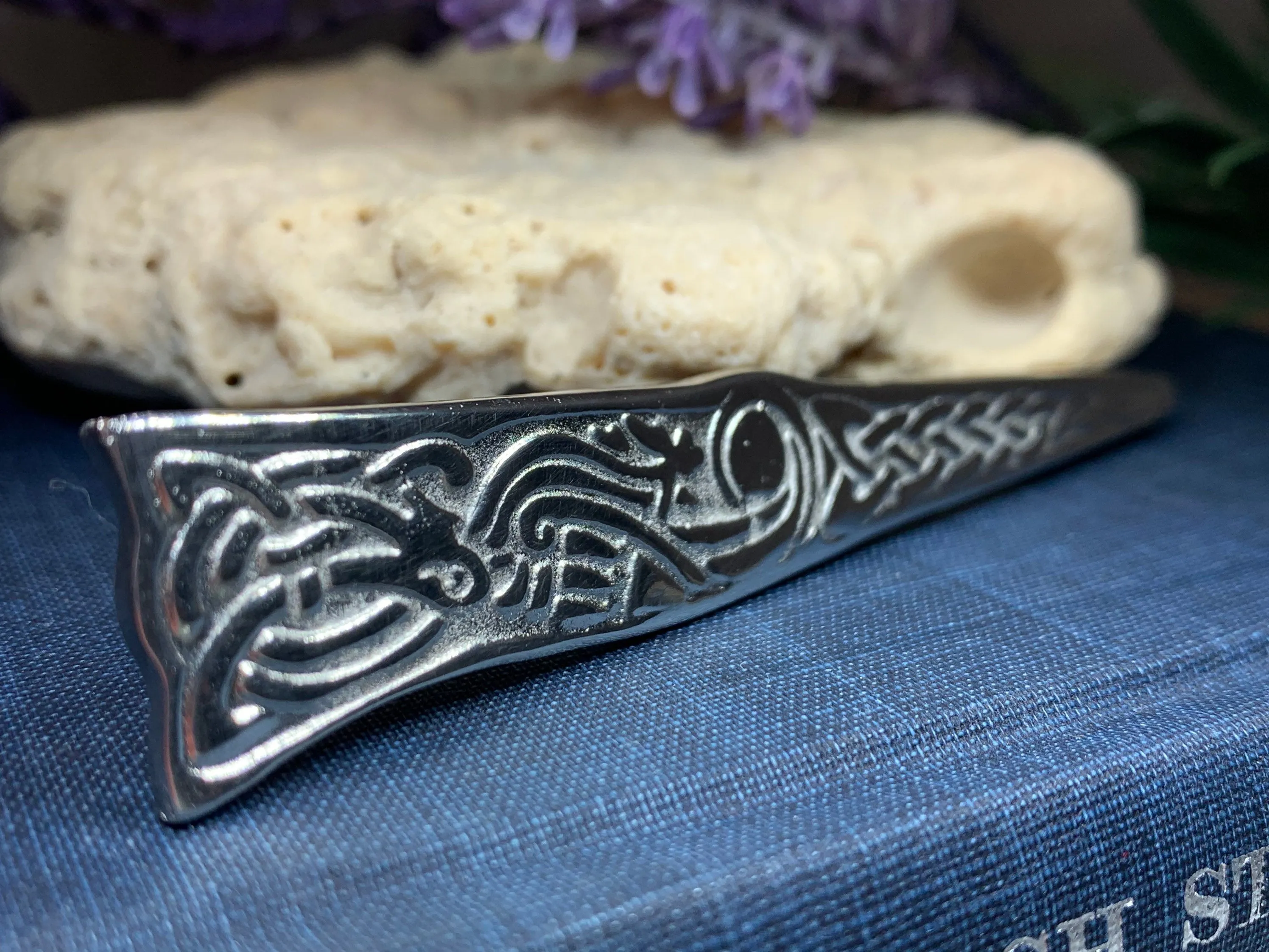 Celtic Dog Kilt Pin