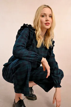 CHECKED BLOUSE