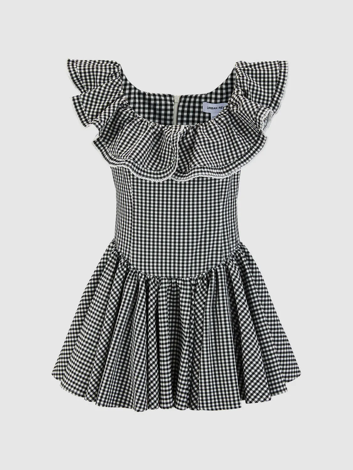Checkered Skater Dresses
