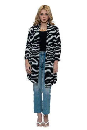 CHJ-3011 Open Front Duster Blazer Jacket