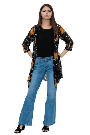 CHJ-3015 Open Front Duster Blazer Jacket