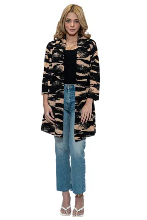 CHJ-3016 Open Front Duster Blazer Jacket