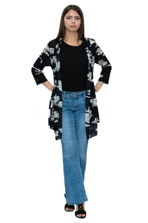 CHJ Open Front Duster Blazer Jacket