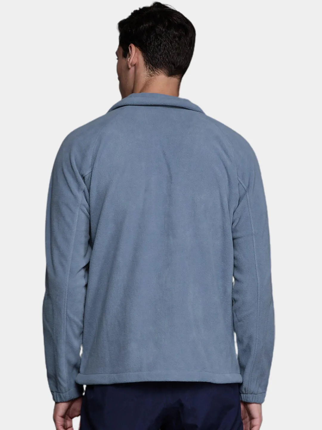 Columbia Men Blue Fast Trek II Full Zip Fleece Jacket