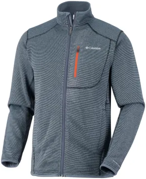 Columbia Men Grey Altitude Aspect FZ Fleece Jacket