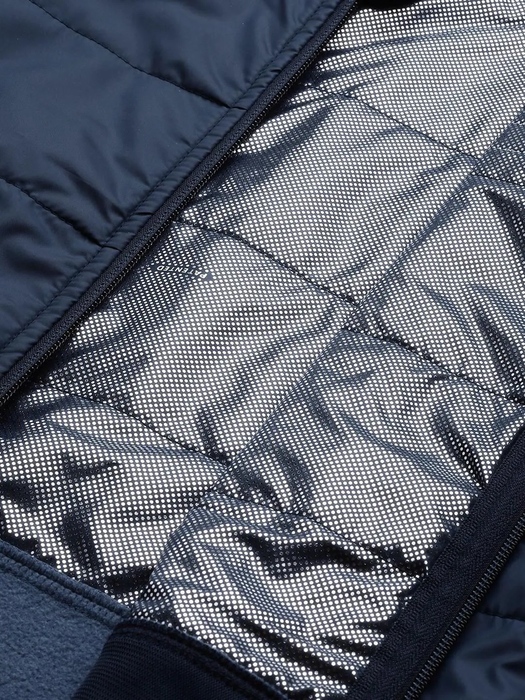 Columbia Men Navy Blue Basin Butte Full Zip Fleece Jacket