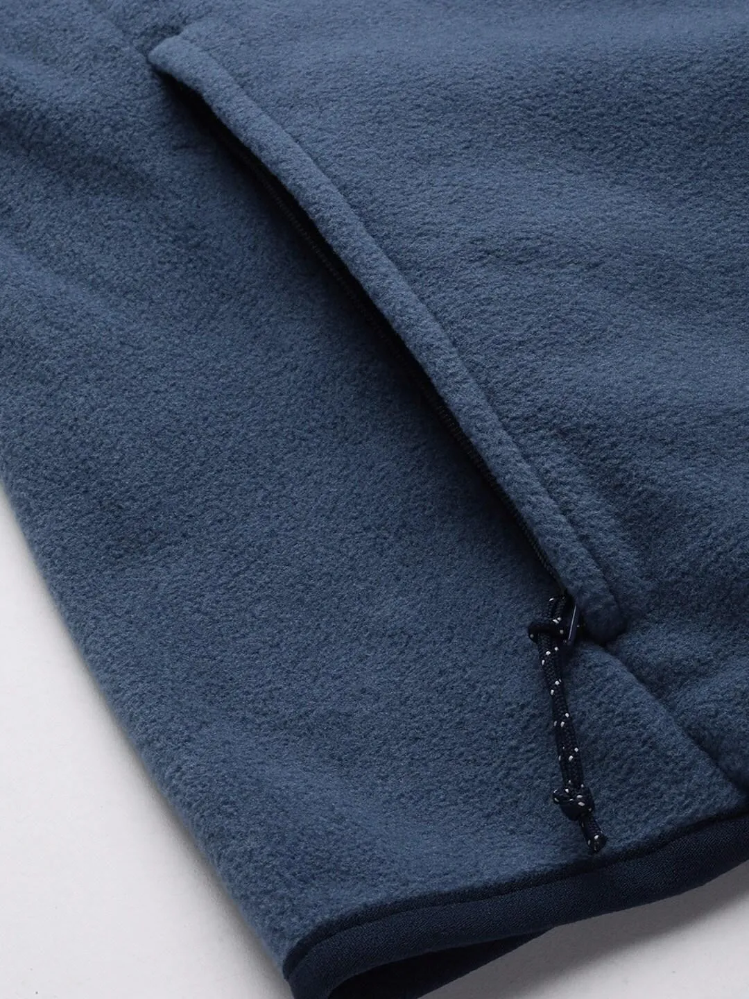 Columbia Men Navy Blue Basin Butte Full Zip Fleece Jacket
