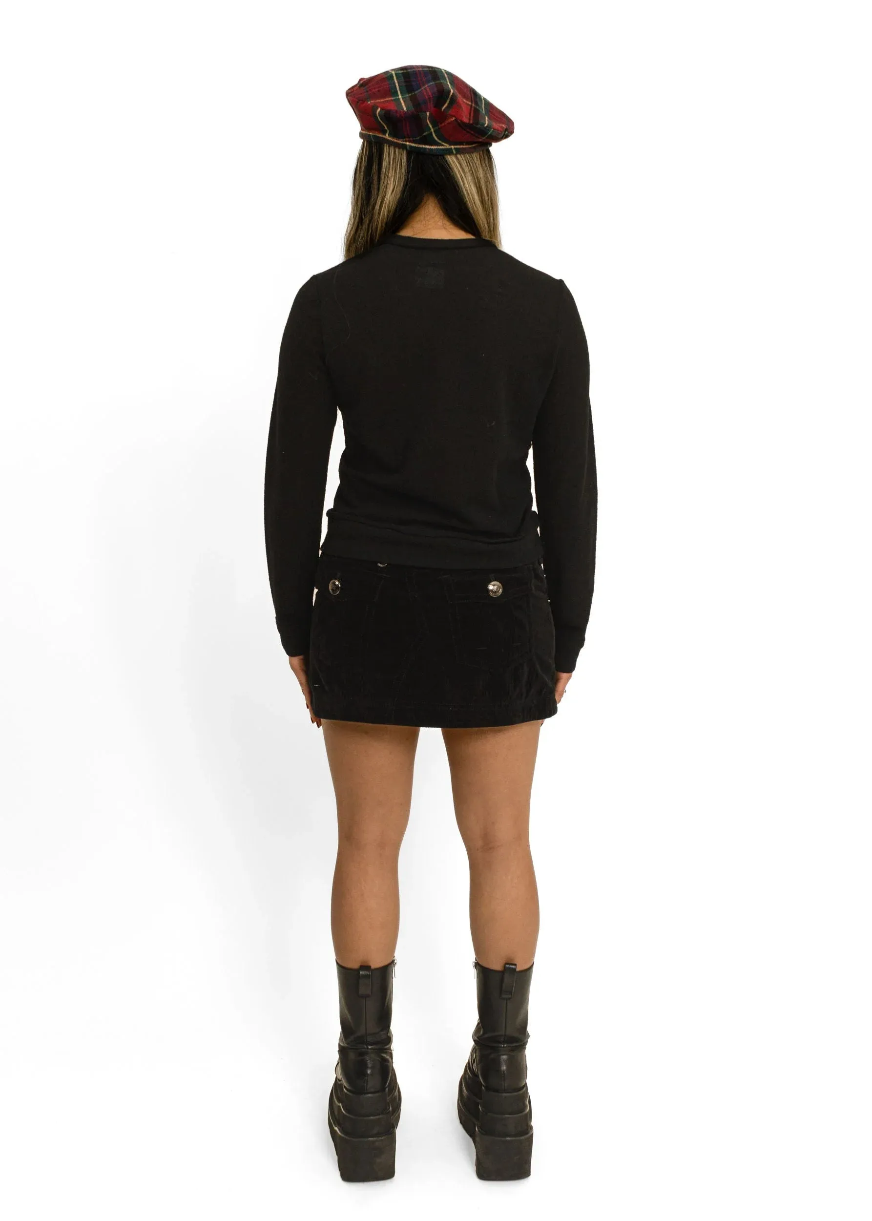 Cord Mini Skirt