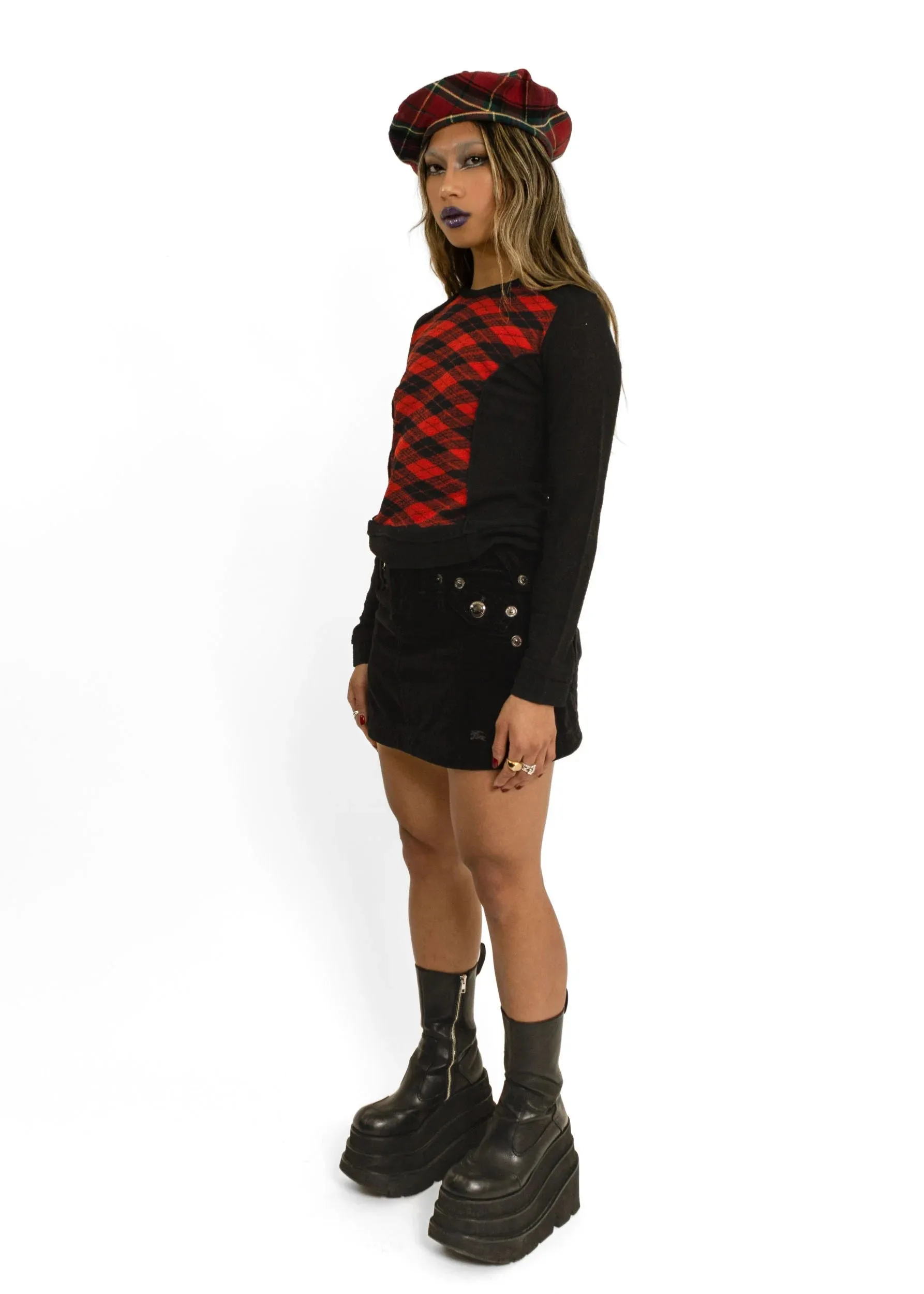 Cord Mini Skirt