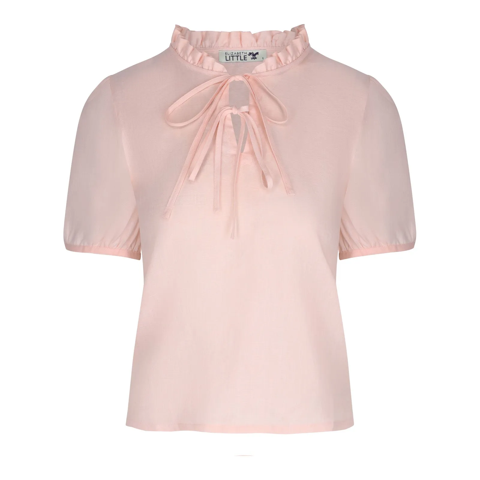 Corsica Betsy Peach Linen Blouse