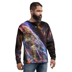 Cosmic Veil Nebula Unisex Sweatshirt