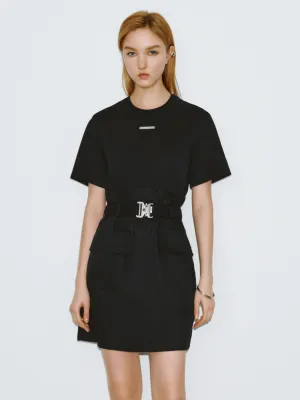 Crew Neck Skater Dresses