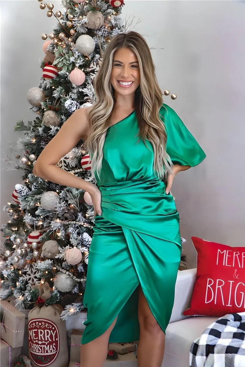 Delilah | One Shoulder Cocktail Dress