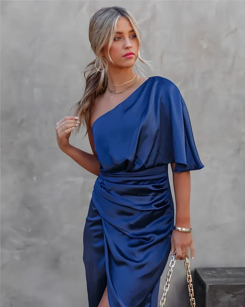 Delilah | One Shoulder Cocktail Dress