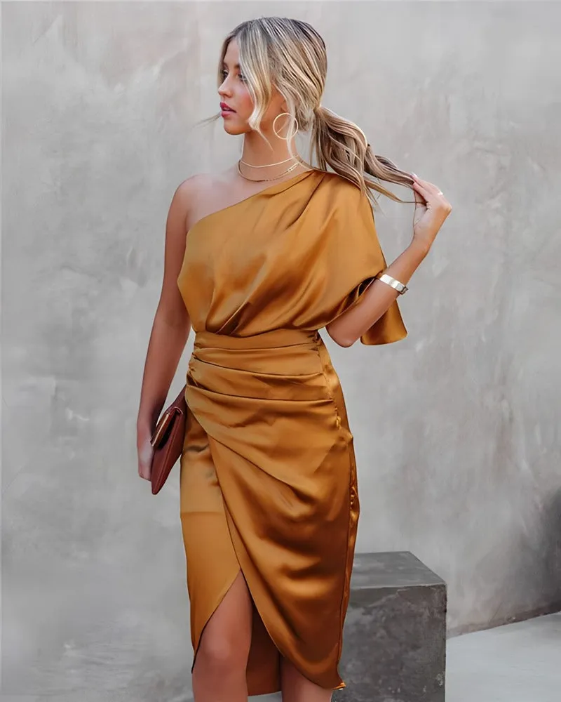 Delilah | One Shoulder Cocktail Dress