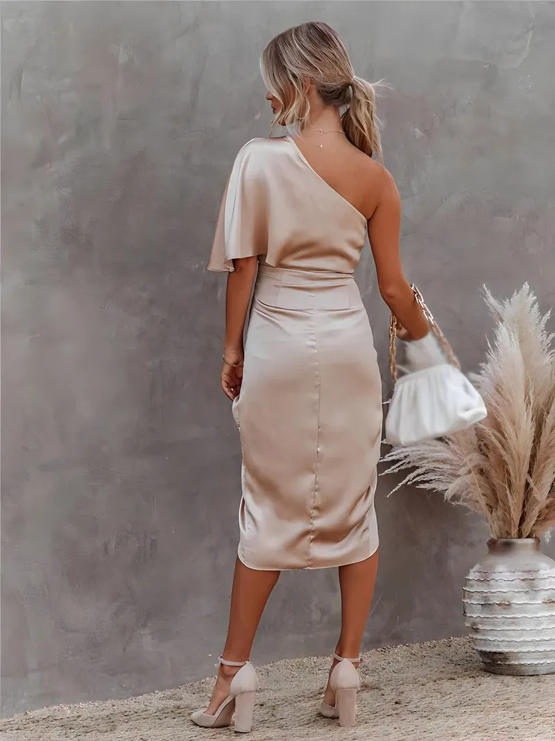 Delilah | One Shoulder Cocktail Dress