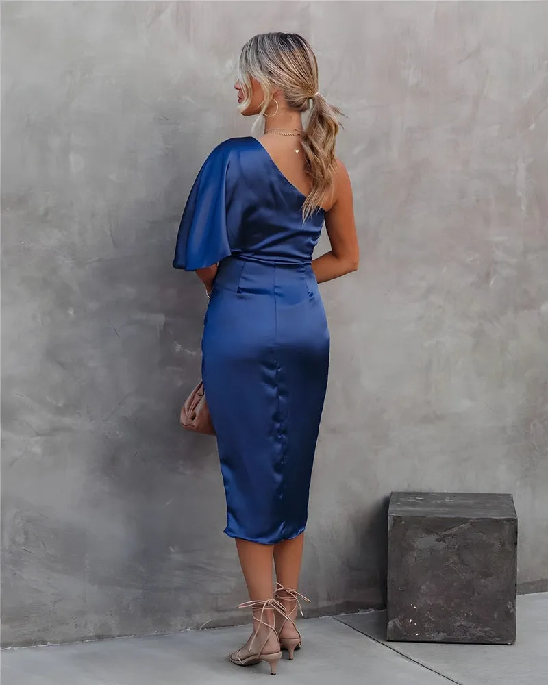 Delilah | One Shoulder Cocktail Dress