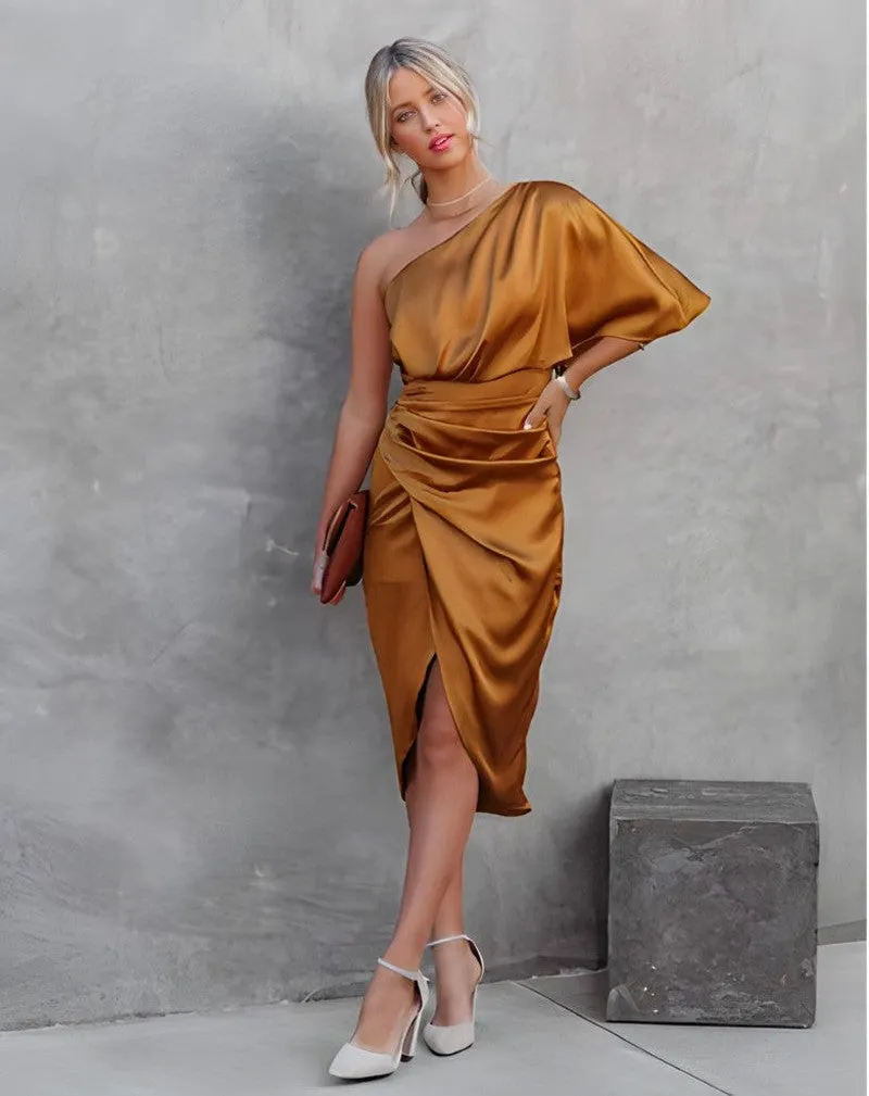 Delilah | One Shoulder Cocktail Dress