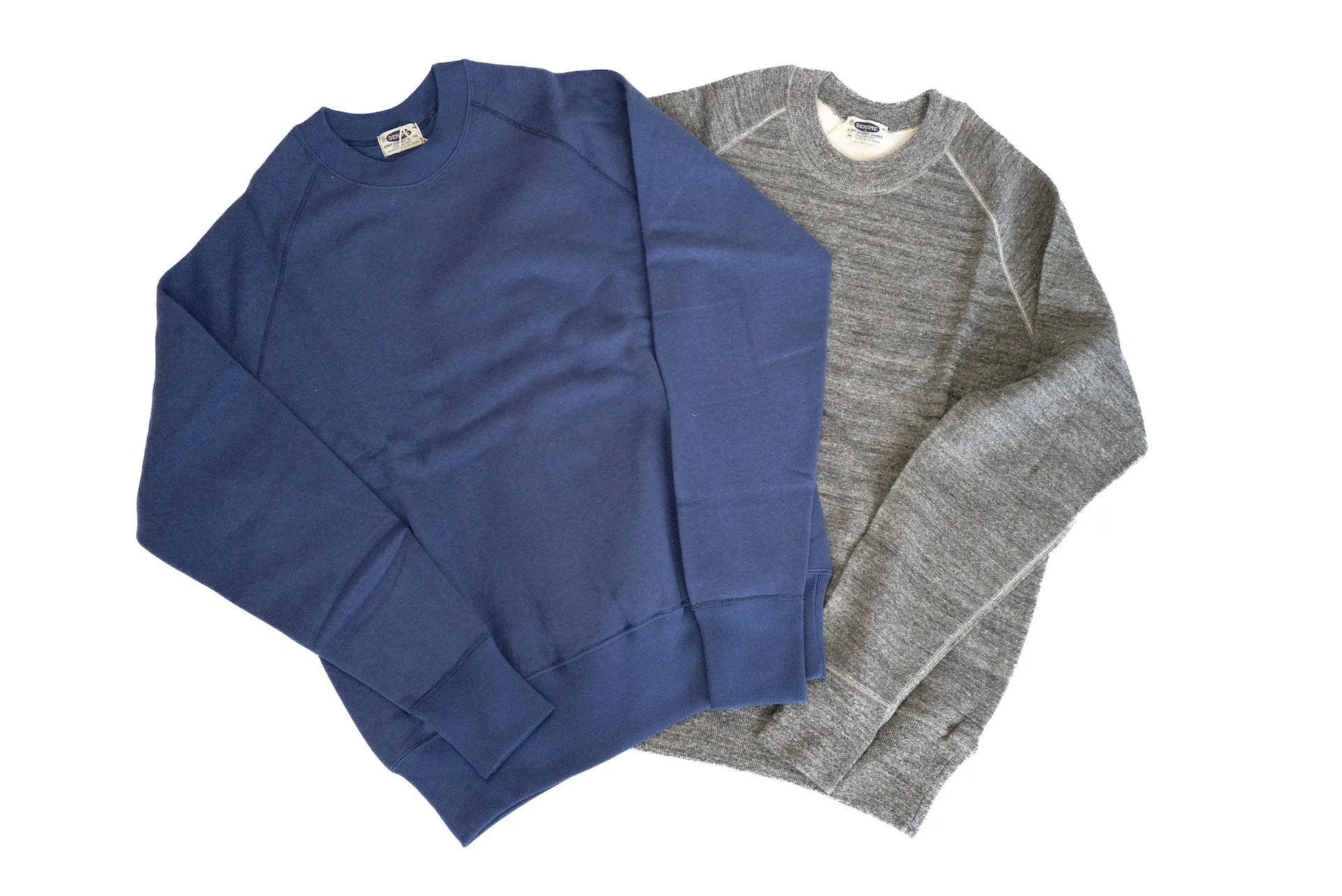 Denime X Warehouse Co Lot.261 10oz "Raglan" Loopwheeled Sweatshirt (Grey)