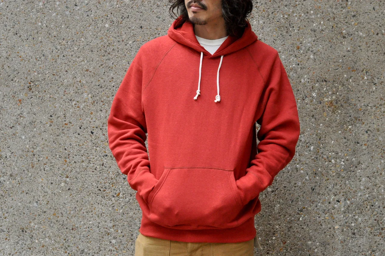 Denime X Warehouse Co Lot.262 10oz Loopwheeled Pull Over (Red)