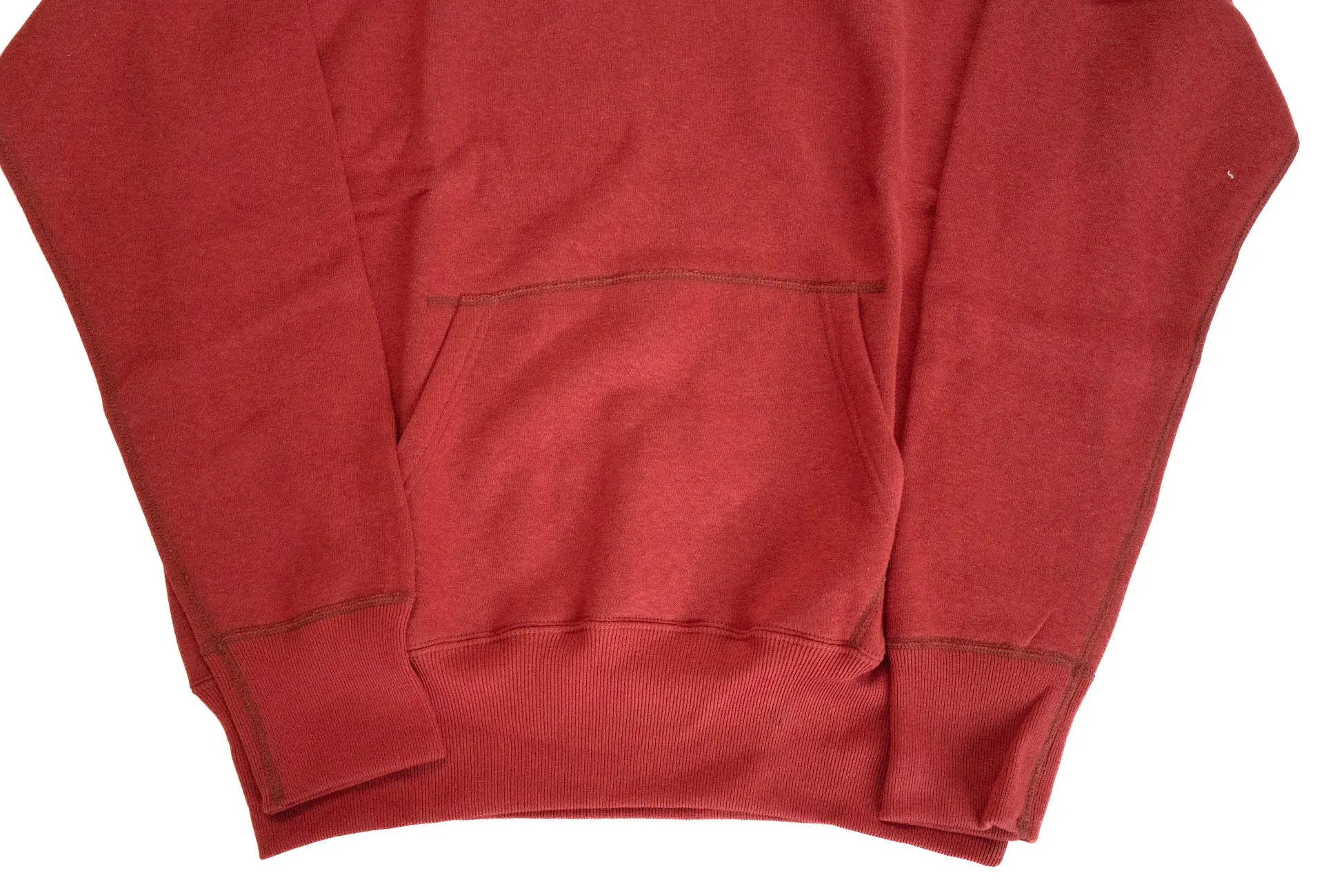 Denime X Warehouse Co Lot.262 10oz Loopwheeled Pull Over (Red)
