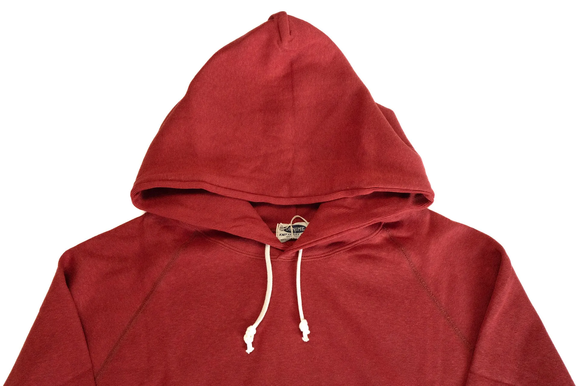 Denime X Warehouse Co Lot.262 10oz Loopwheeled Pull Over (Red)