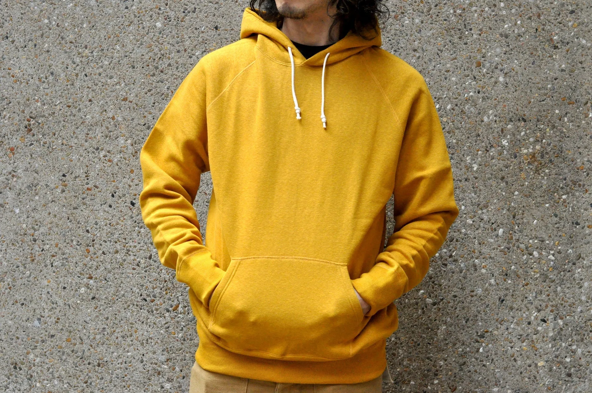 Denime X Warehouse Co Lot.262 10oz Loopwheeled Pull Over (Yellow)