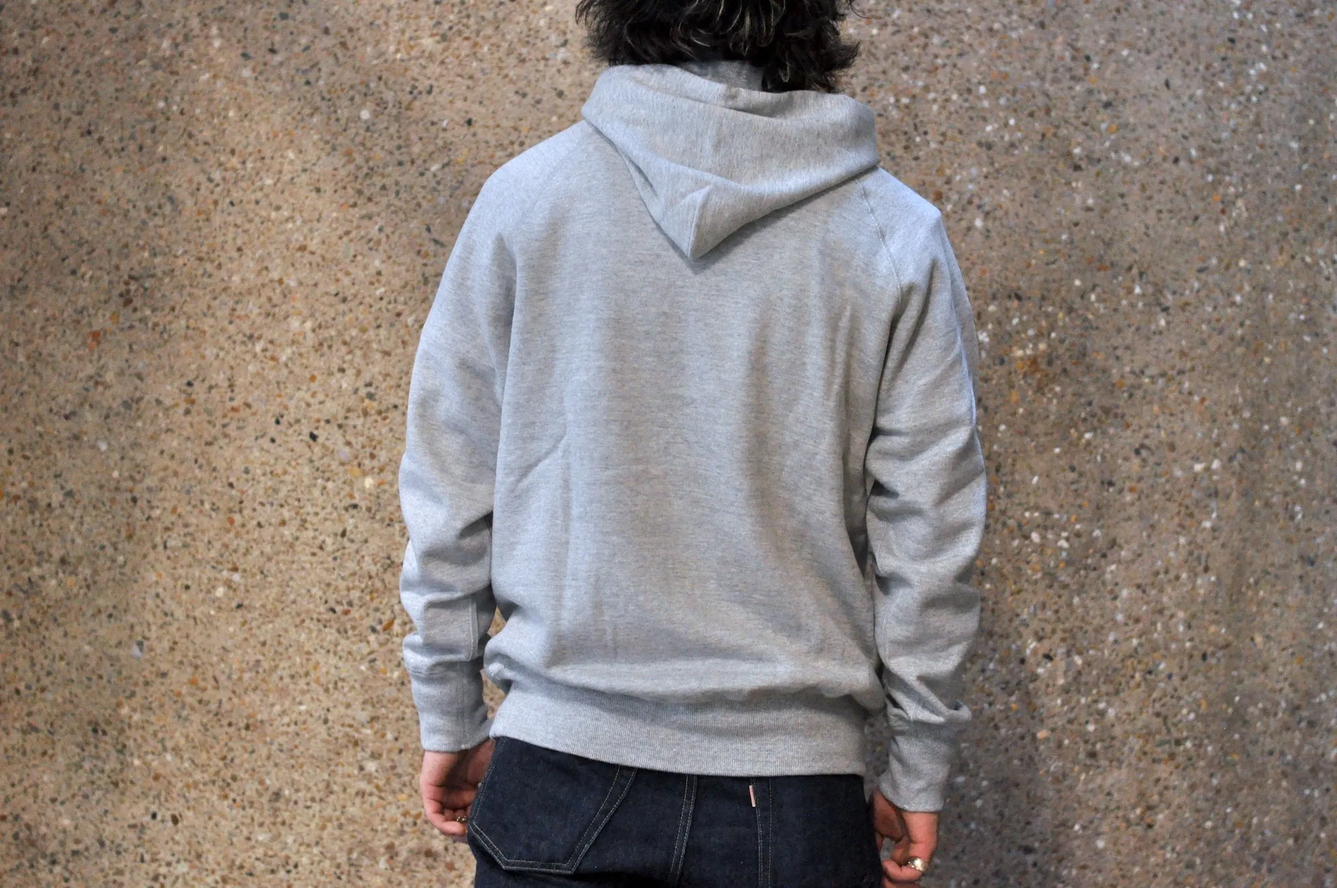 Denime X Warehouse Co. Lot.270 10oz Loopwheeled Pullover (Heather Grey)