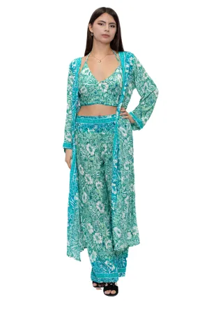 DK 7345 3-piece duster pant set
