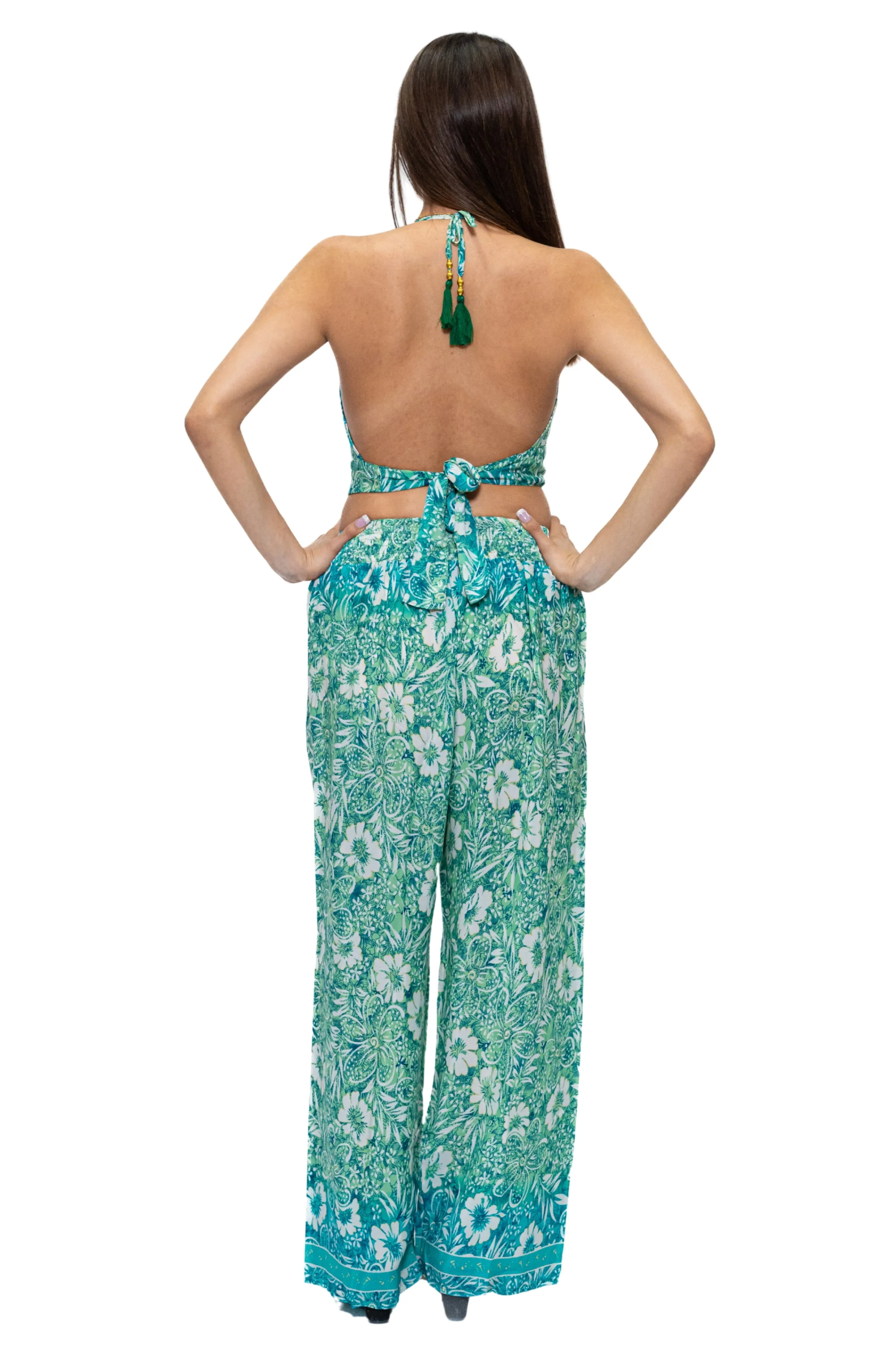 DK 7345 3-piece duster pant set