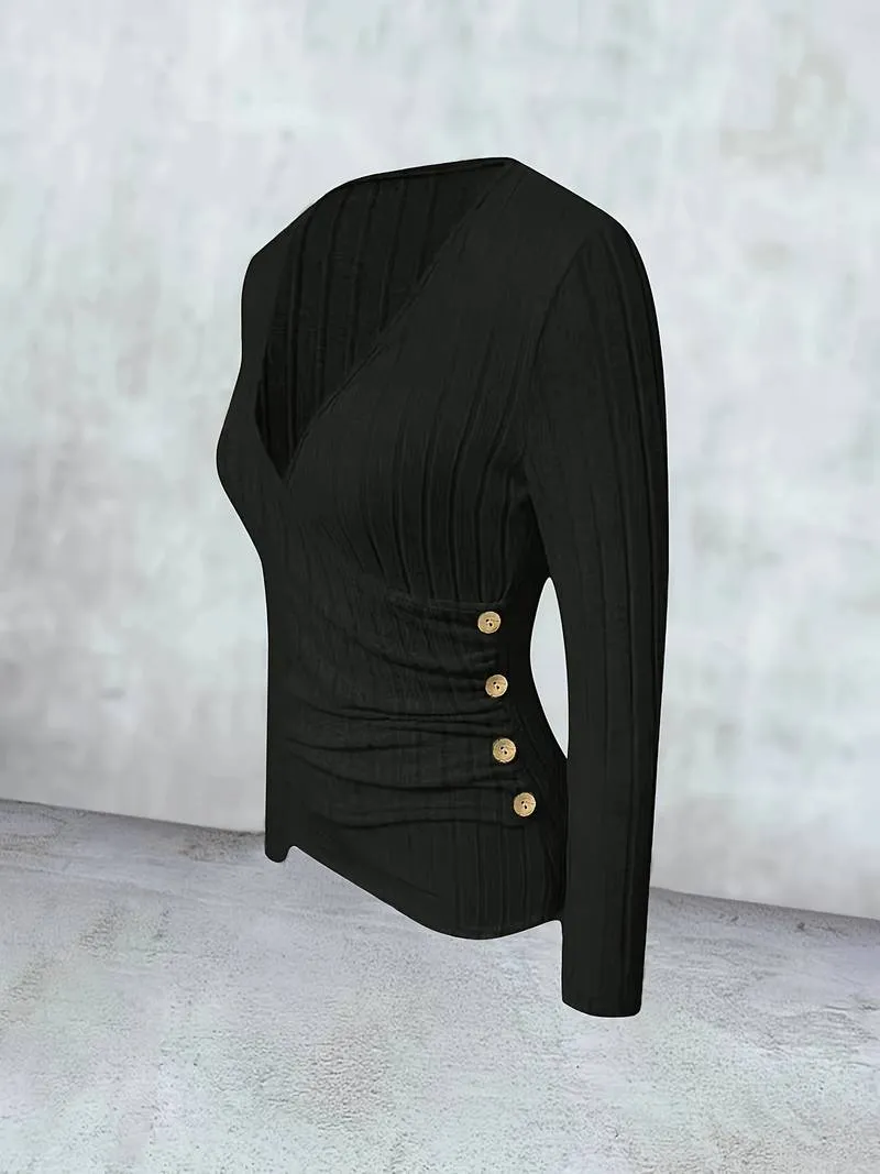 Elenore l Tight-fitting ribbed sweater