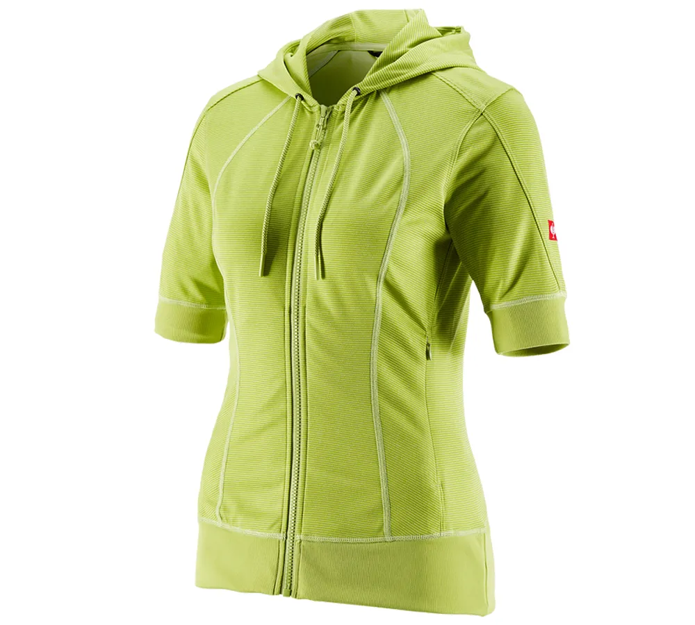 e.s.funkcijska jakna s kapuco stripe 3/4-rok.,dame