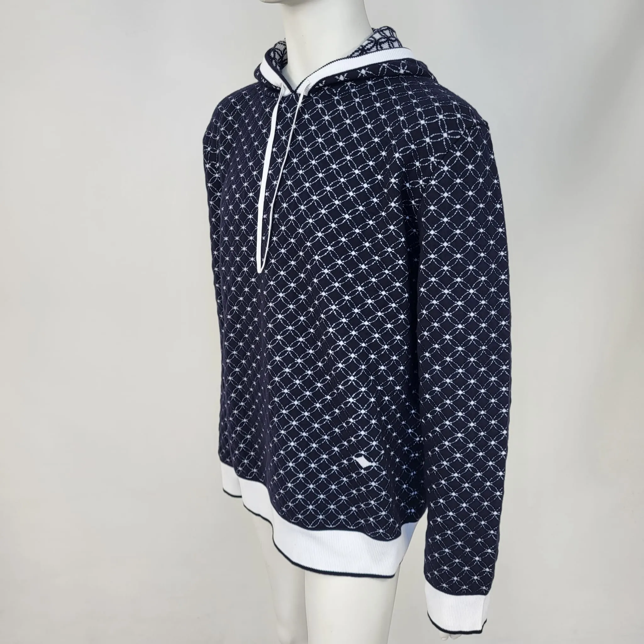 Exclusive 3D Monogram Flower Jacquard Hoodie