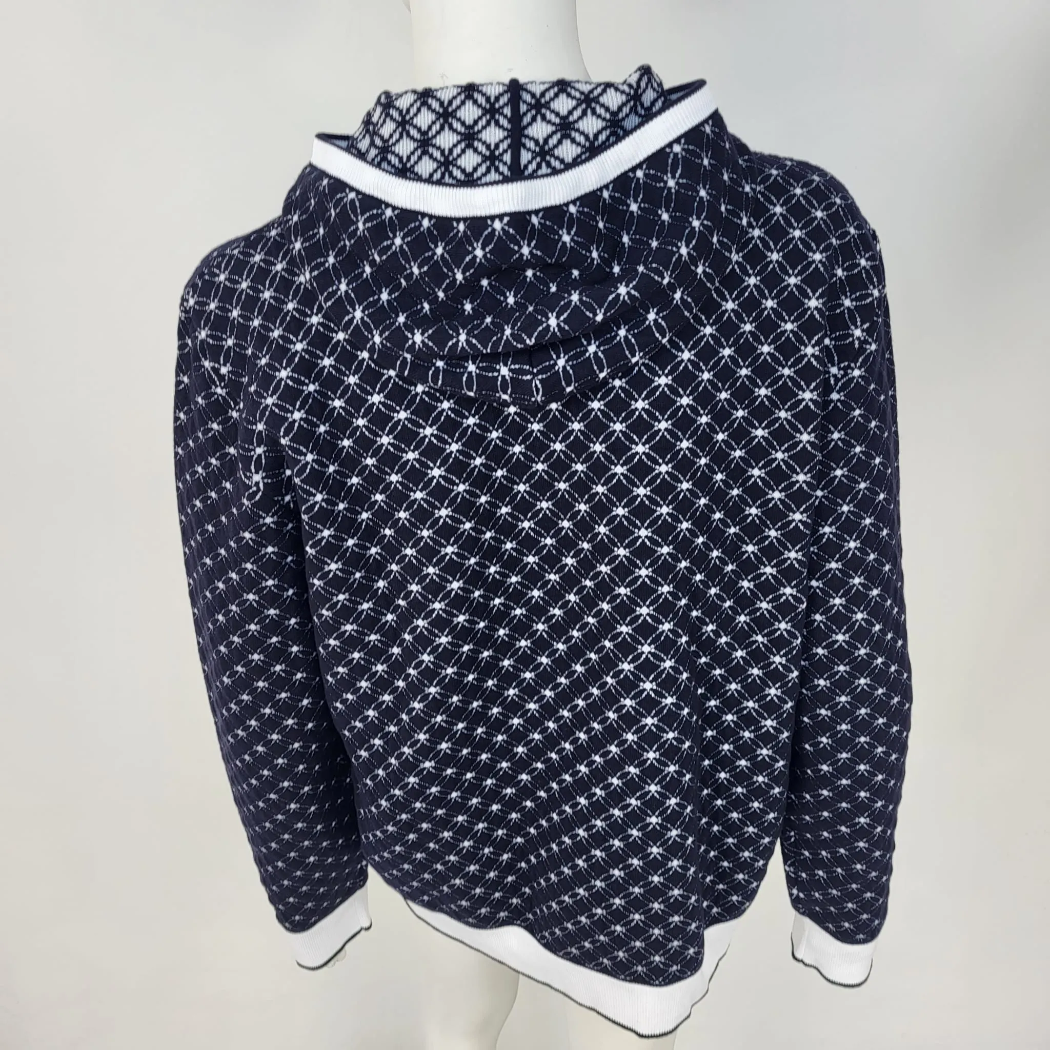 Exclusive 3D Monogram Flower Jacquard Hoodie