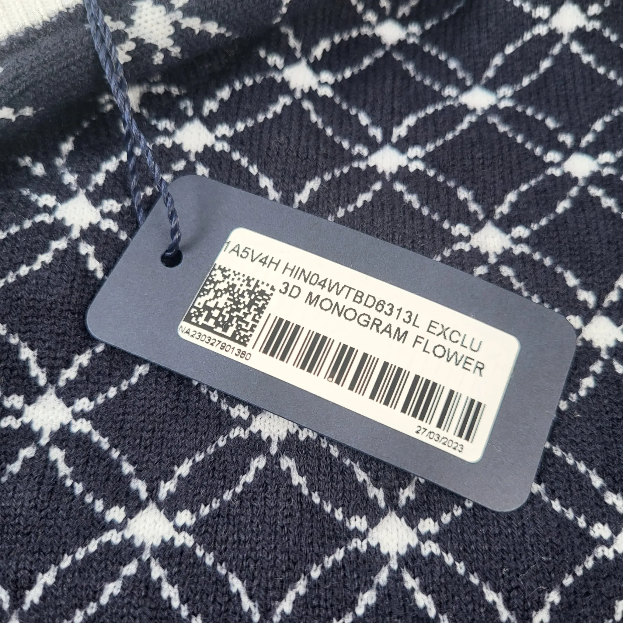 Exclusive 3D Monogram Flower Jacquard Hoodie