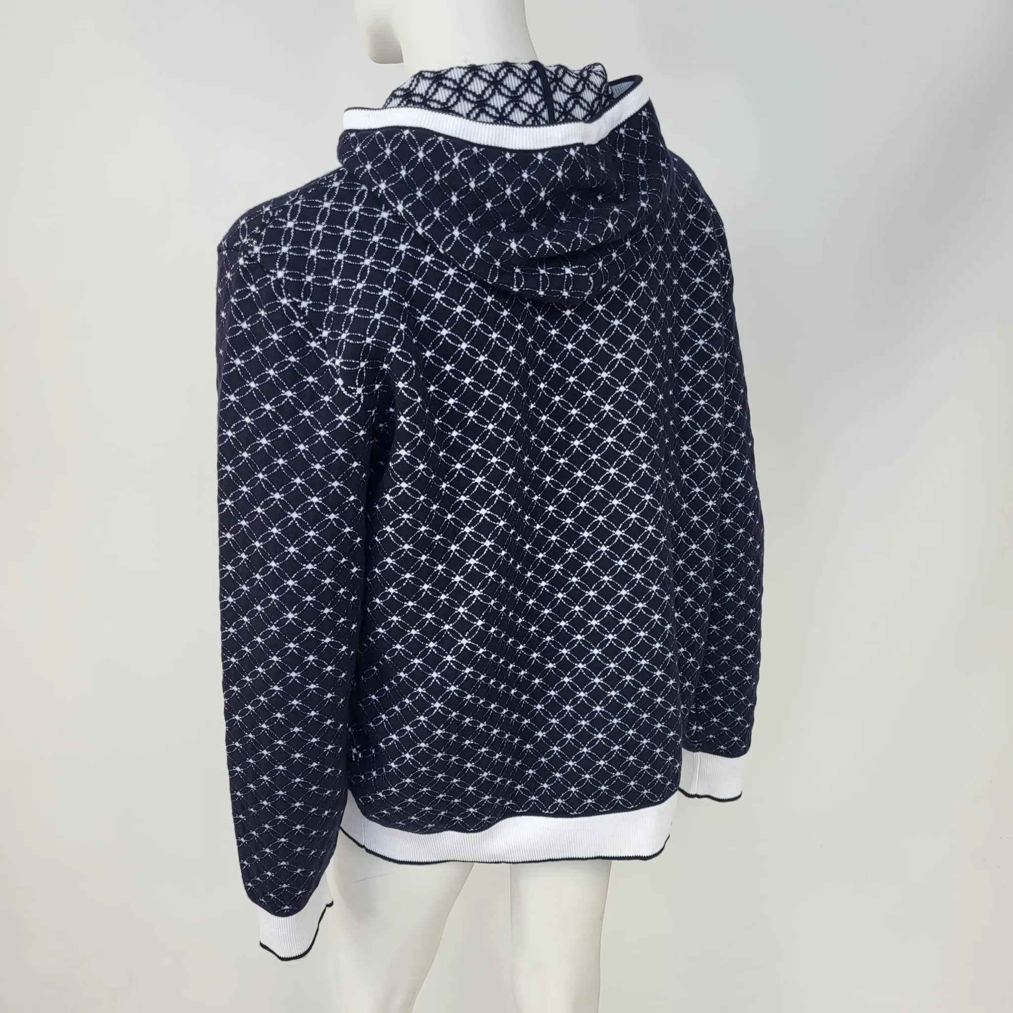 Exclusive 3D Monogram Flower Jacquard Hoodie