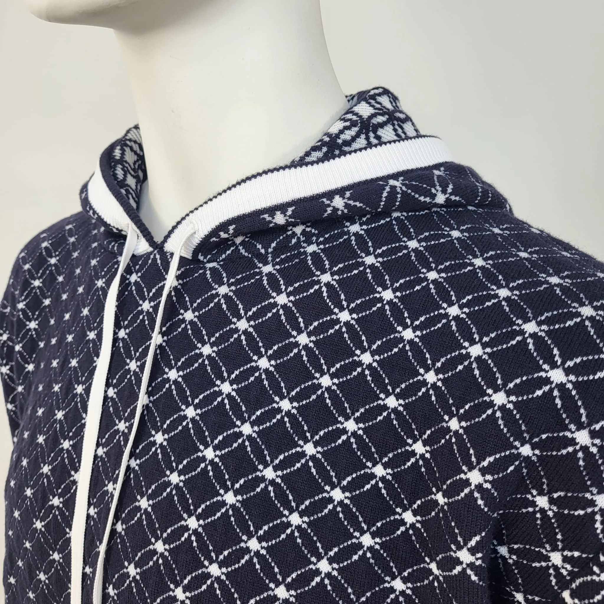 Exclusive 3D Monogram Flower Jacquard Hoodie