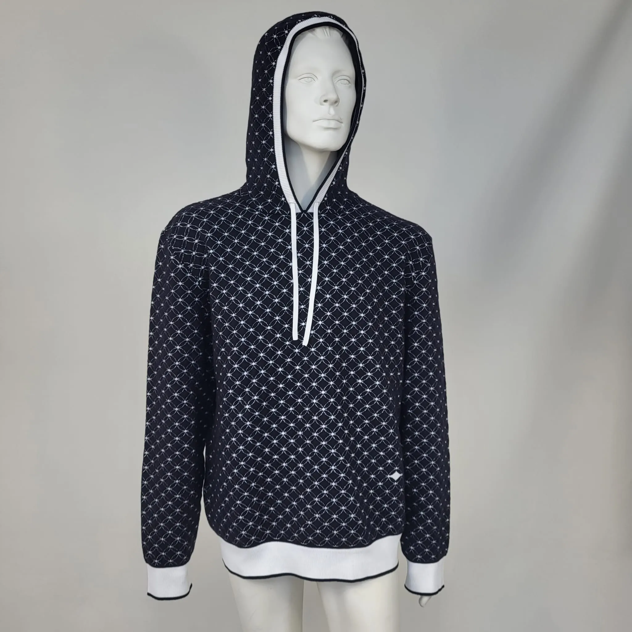 Exclusive 3D Monogram Flower Jacquard Hoodie