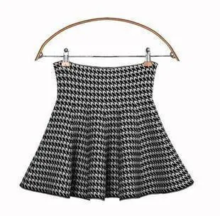 Female Solid Casual Knee-length Sun Pleated For Color Tutu Lady Skirt Winter Women Skirts None Natural A-line