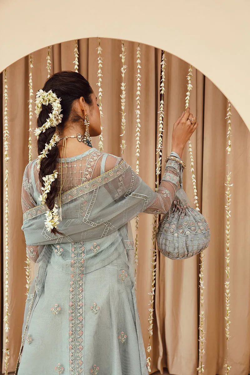 Ferozi Heavily Embroidered Pakistani Gown Style Wedding Dress