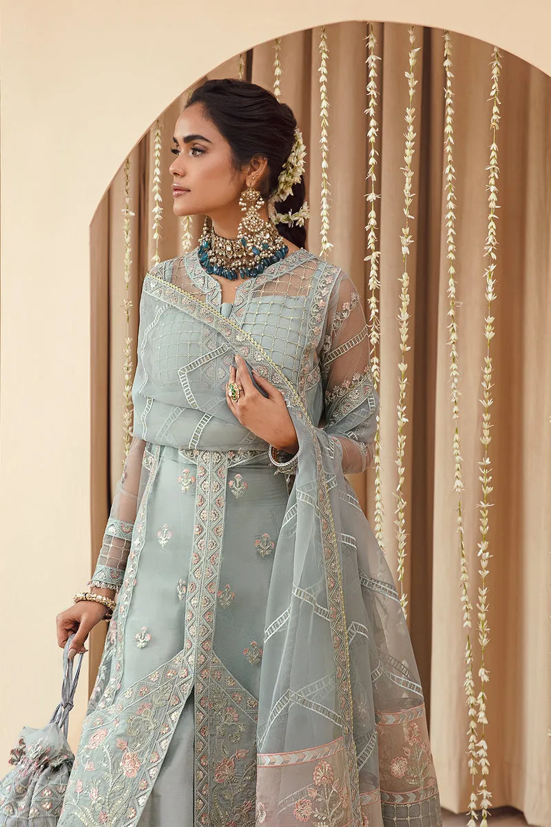Ferozi Heavily Embroidered Pakistani Gown Style Wedding Dress