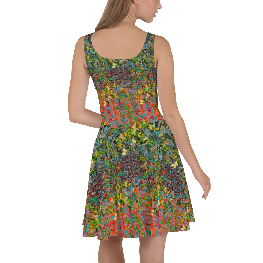 Fitted Skater Dress (Her/Muliebris)(Butterfly Glade, Shoal Solstice, GNHV8.12) RJSTH@Fabric#12 RJSTHw2021 RJS