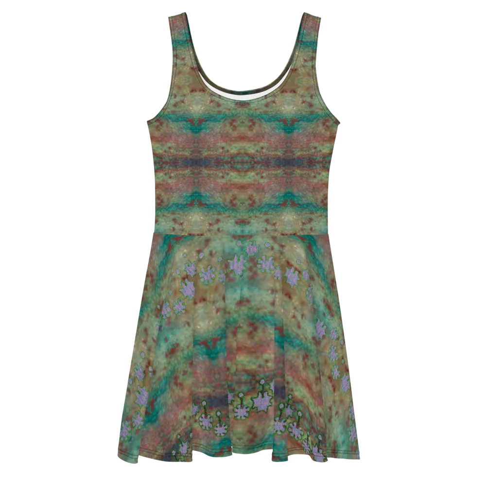 Fitted Skater Dress (Her/Muliebris)(Grail Night Flower) RJSTH@Fabric#4 RJSTHS2020 RJS