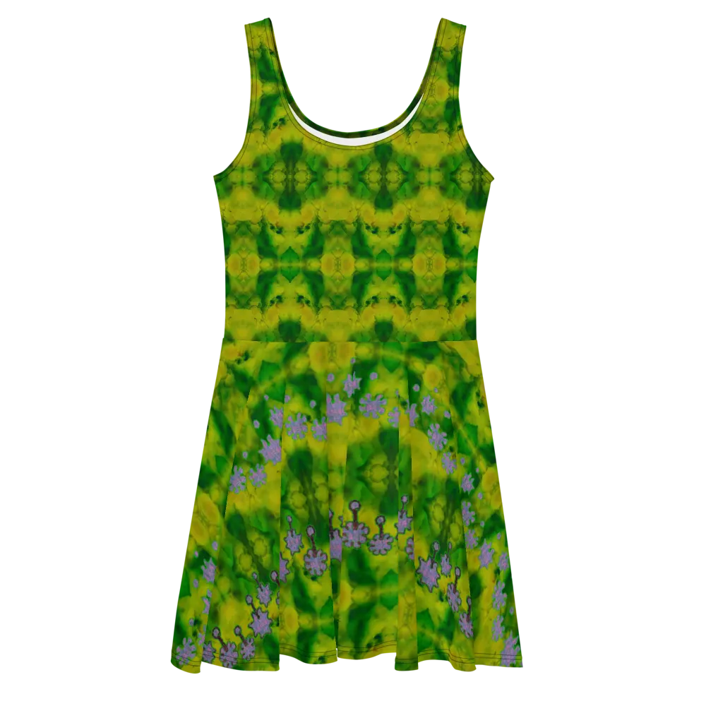Fitted Skater Dress (Her/Muliebris)(Grail Night Flower) RJSTH@Fabric#5 RJSTHS2020 RJS