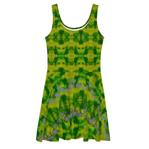 Fitted Skater Dress (Her/Muliebris)(Grail Night Flower) RJSTH@Fabric#5 RJSTHS2020 RJS