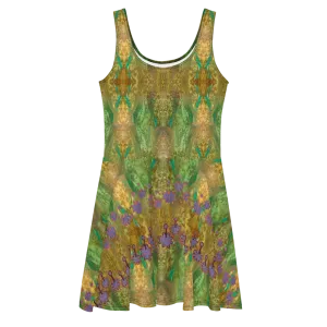 Fitted Skater Dress (Her/Muliebris)(Grail Night Flower) RJSTH@Fabric#6 RJSTHS2020 RJS