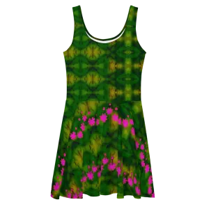 Fitted Skater Dress (Her/Muliebris)(Grail Night Flower) RJSTH@Fabric#7 RJSTHS2020 RJS