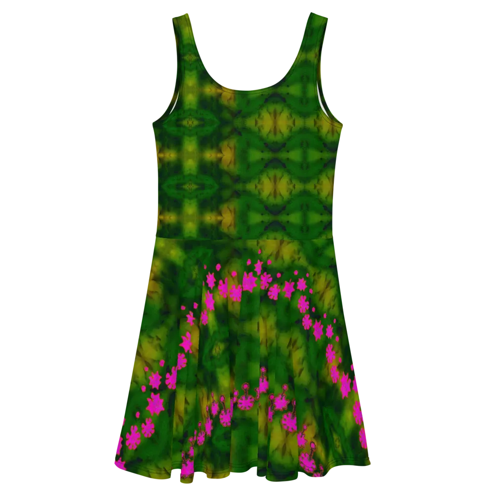 Fitted Skater Dress (Her/Muliebris)(Grail Night Flower) RJSTH@Fabric#7 RJSTHS2020 RJS