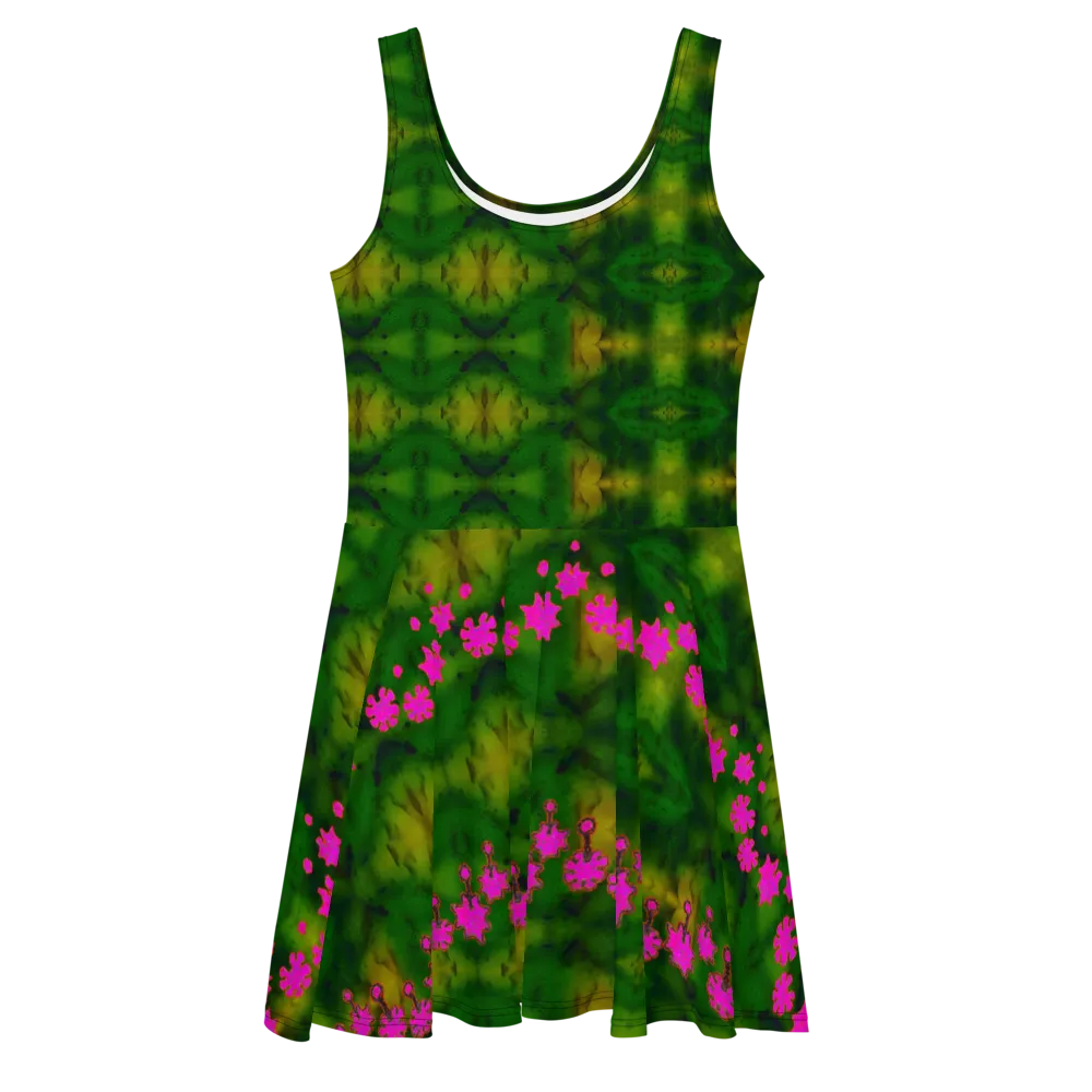 Fitted Skater Dress (Her/Muliebris)(Grail Night Flower) RJSTH@Fabric#7 RJSTHS2020 RJS